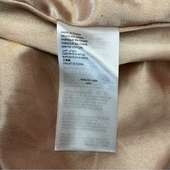 Bebe Sequin Peach Dress Arm cut outs womens XS - Picture 14 of 16